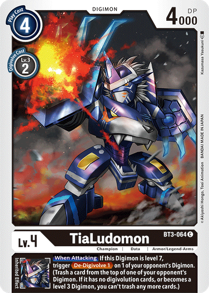 TiaLudomon [BT3-064] [Release Special Booster Ver.1.5] | Event Horizon Hobbies CA