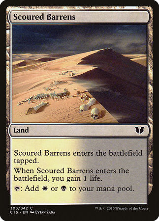 Scoured Barrens [Commander 2015] | Event Horizon Hobbies CA