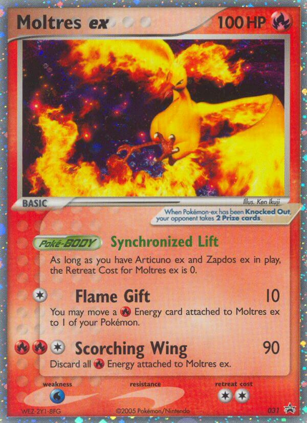 Moltres ex (031) [Nintendo: Black Star Promos] | Event Horizon Hobbies CA