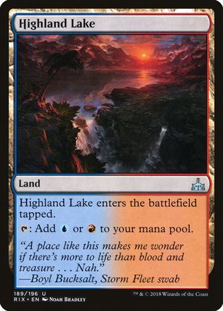 Highland Lake [Rivals of Ixalan] | Event Horizon Hobbies CA