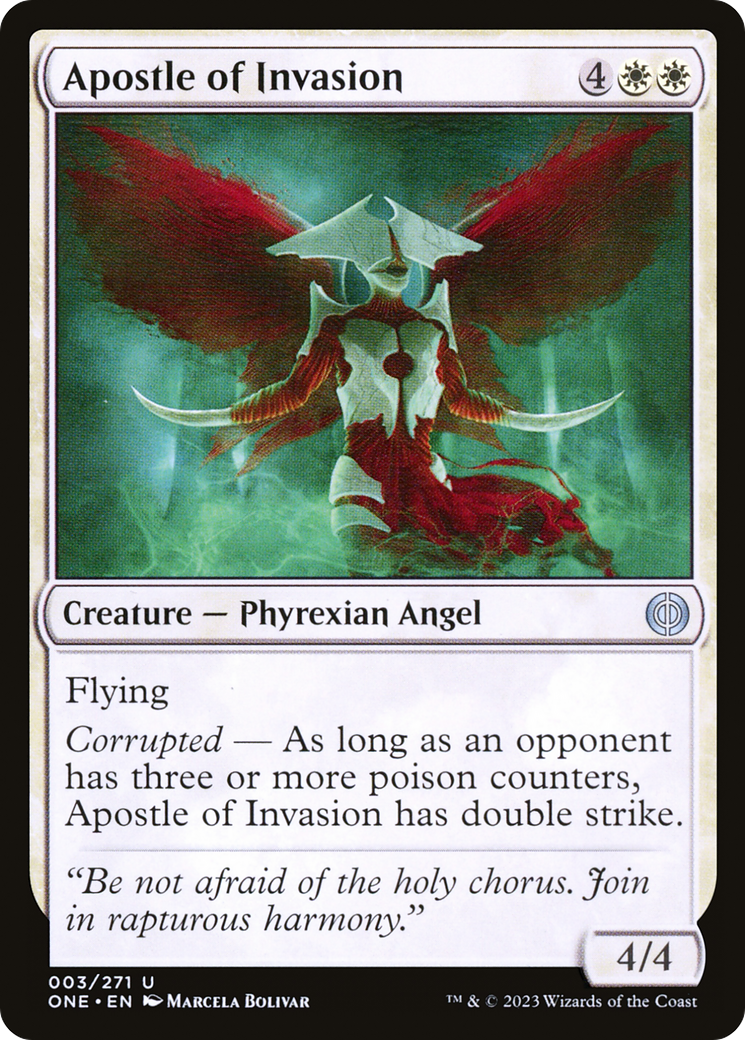 Apostle of Invasion [Phyrexia: All Will Be One] | Event Horizon Hobbies CA