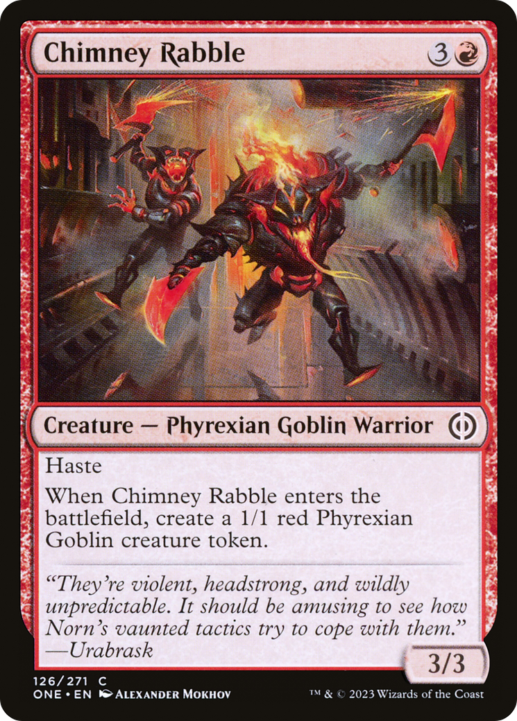 Chimney Rabble [Phyrexia: All Will Be One] | Event Horizon Hobbies CA