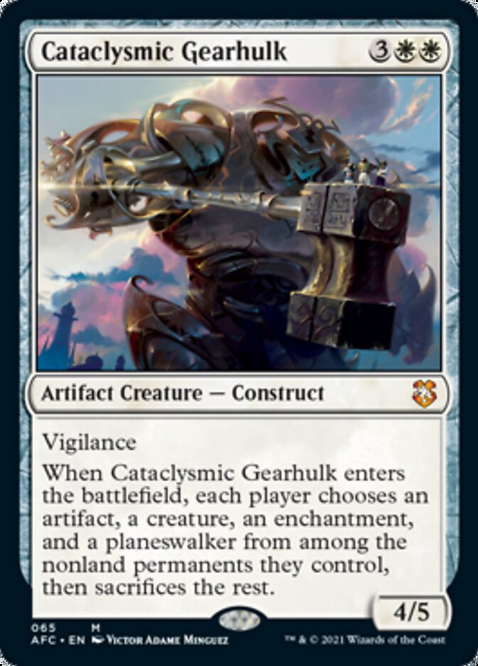 Cataclysmic Gearhulk [Dungeons & Dragons: Adventures in the Forgotten Realms Commander] | Event Horizon Hobbies CA