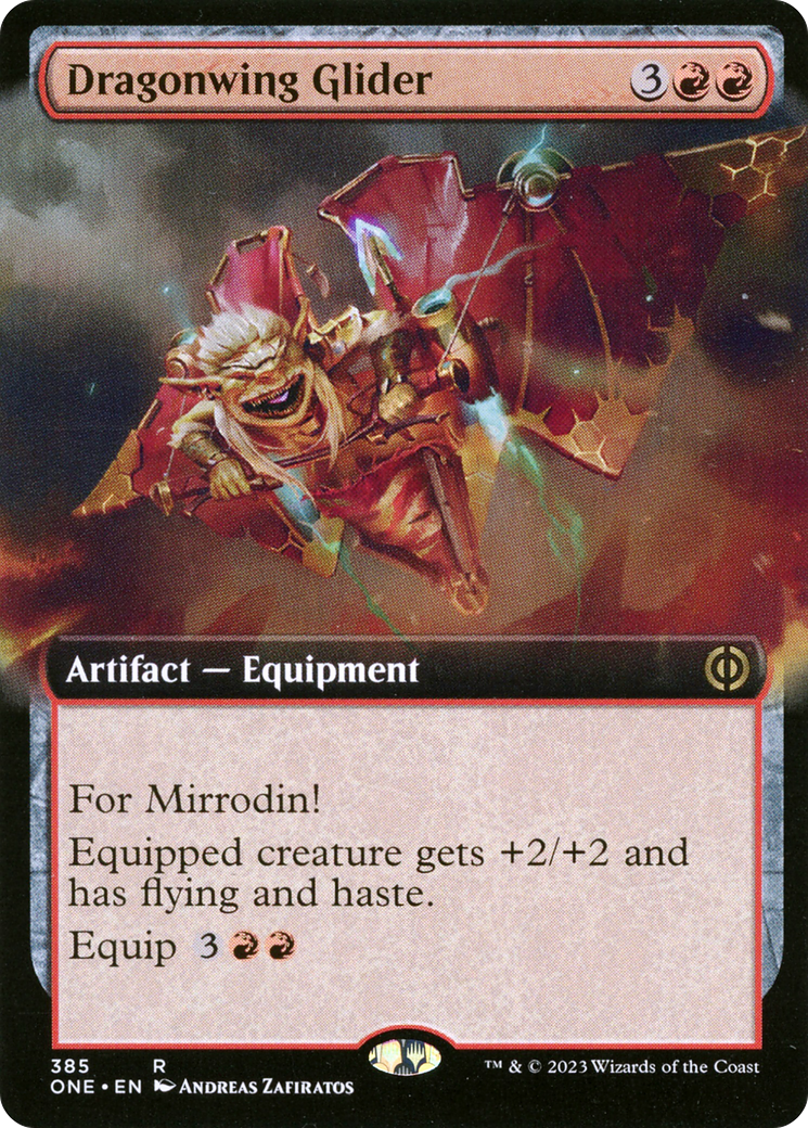 Dragonwing Glider (Extended Art) [Phyrexia: All Will Be One] | Event Horizon Hobbies CA