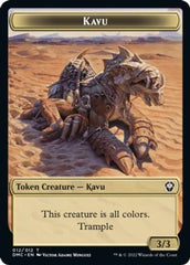 Kavu // Angel Double-sided Token [Dominaria United Commander Tokens] | Event Horizon Hobbies CA