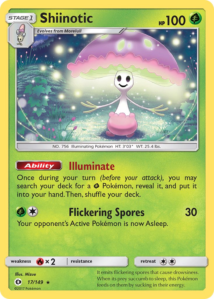 Shiinotic (17/149) (Theme Deck Exclusive) [Sun & Moon: Base Set] | Event Horizon Hobbies CA