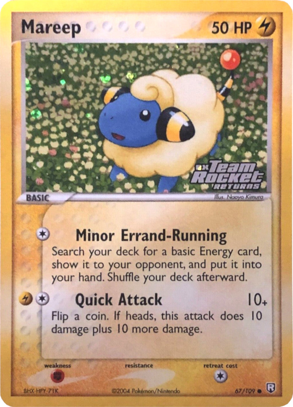 Mareep (67/109) (Stamped) [EX: Team Rocket Returns] | Event Horizon Hobbies CA