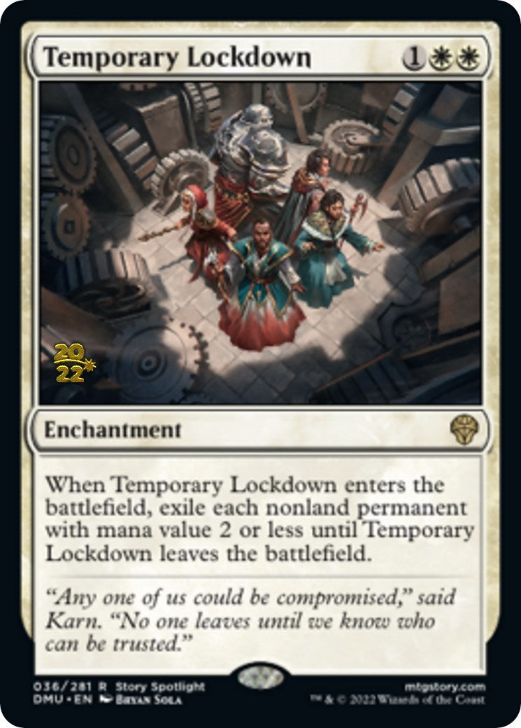 Temporary Lockdown [Dominaria United Prerelease Promos] | Event Horizon Hobbies CA