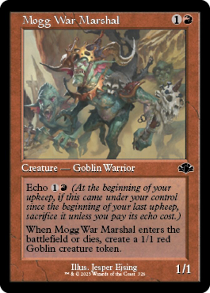 Mogg War Marshal (Retro) [Dominaria Remastered] | Event Horizon Hobbies CA