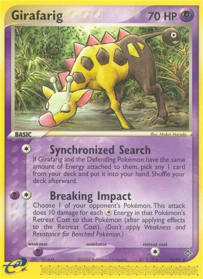 Girafarig (16/97) [EX: Dragon] | Event Horizon Hobbies CA