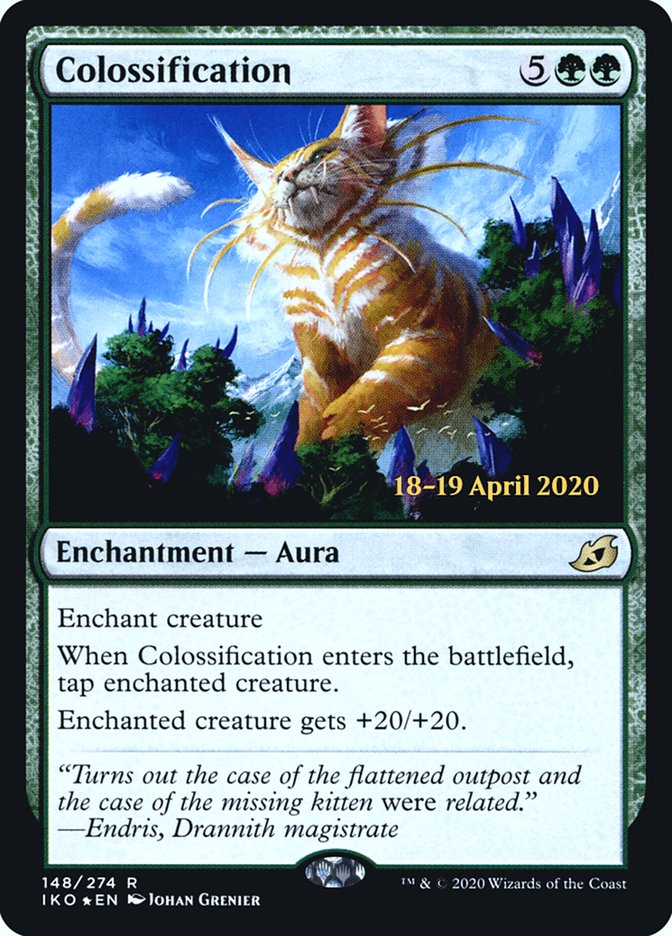 Colossification  [Ikoria: Lair of Behemoths Prerelease Promos] | Event Horizon Hobbies CA