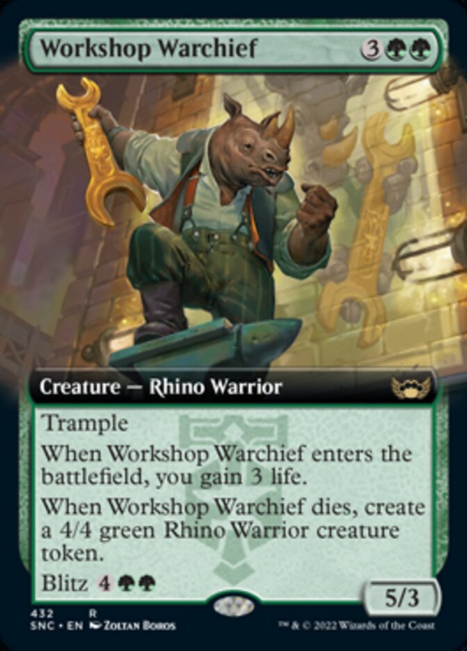 Workshop Warchief (Extended Art) [Streets of New Capenna] | Event Horizon Hobbies CA