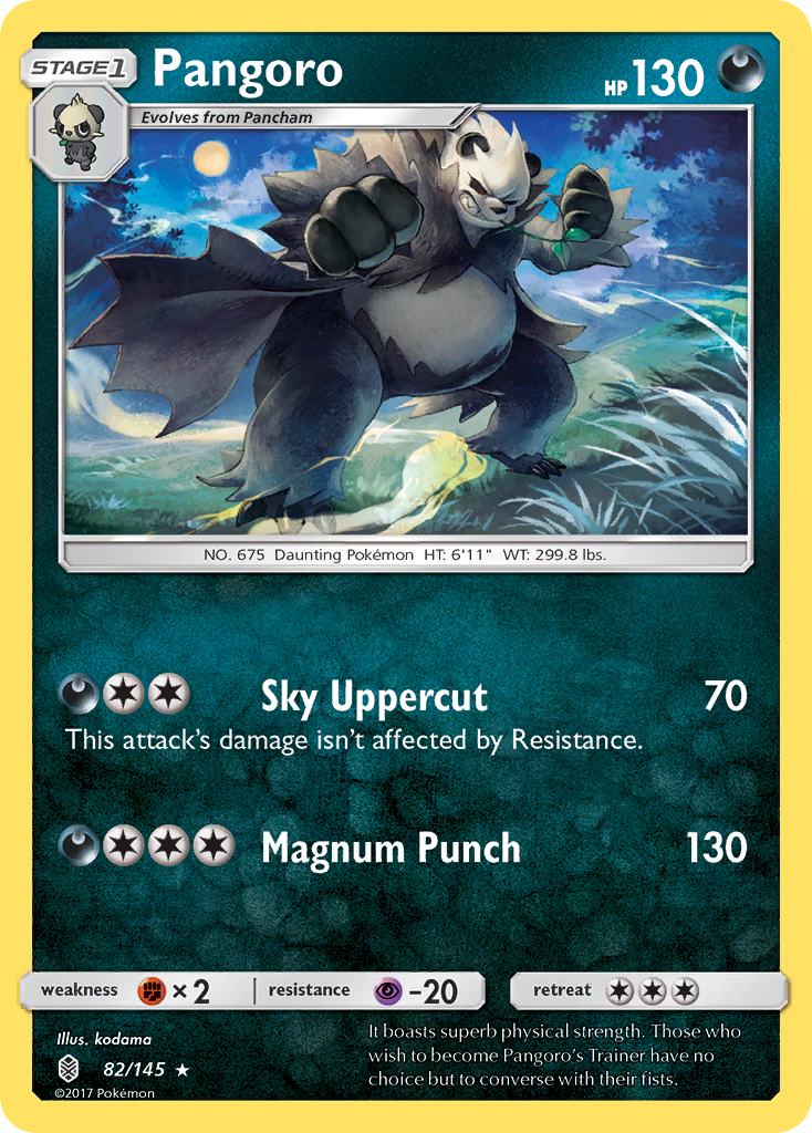 Pangoro (82/145) [Sun & Moon: Guardians Rising] | Event Horizon Hobbies CA