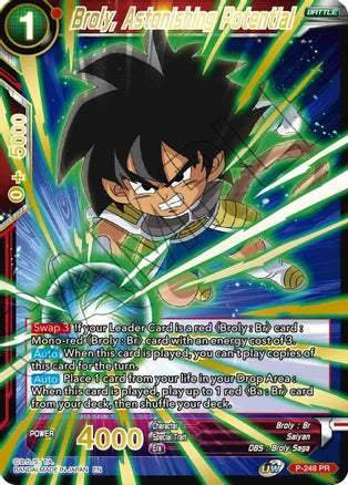 Broly, Astonishing Potential (Gold Stamped) (P-248) [Mythic Booster] | Event Horizon Hobbies CA