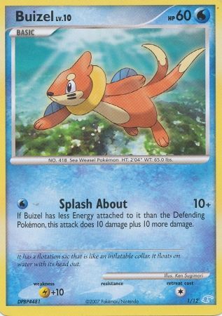 Buizel (1/12) [Diamond & Pearl: Trainer Kit - Manaphy] | Event Horizon Hobbies CA