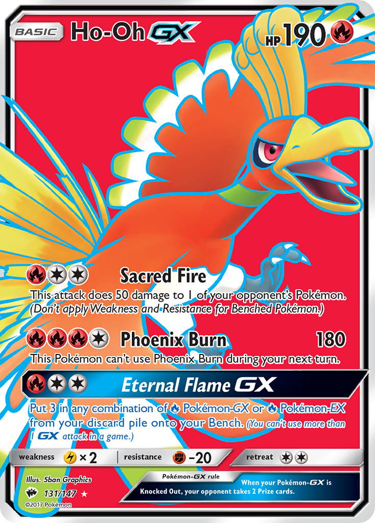 Ho-Oh GX (131/147) [Sun & Moon: Burning Shadows] | Event Horizon Hobbies CA