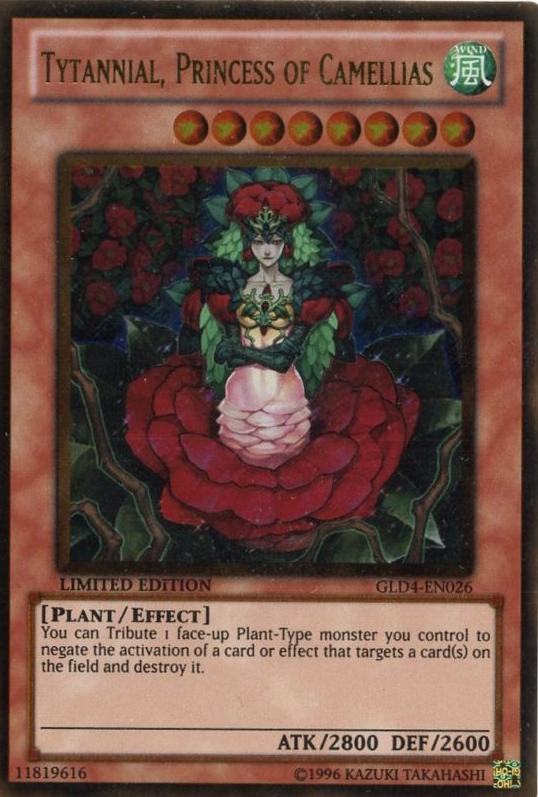 Tytannial, Princess of Camellias [GLD4-EN026] Gold Rare | Event Horizon Hobbies CA