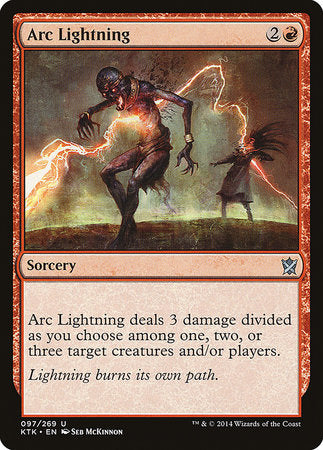 Arc Lightning [Khans of Tarkir] | Event Horizon Hobbies CA