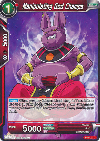 Manipulating God Champa (BT1-007) [Galactic Battle] | Event Horizon Hobbies CA