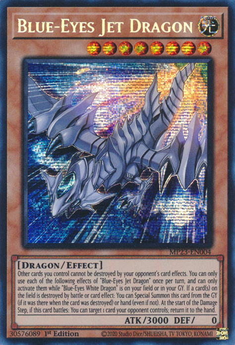 Blue-Eyes Jet Dragon [MP23-EN004] Prismatic Secret Rare | Event Horizon Hobbies CA