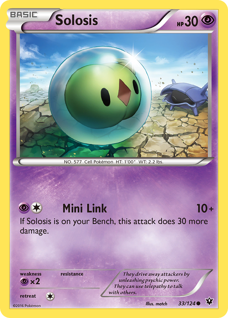 Solosis (33/124) [XY: Fates Collide] | Event Horizon Hobbies CA