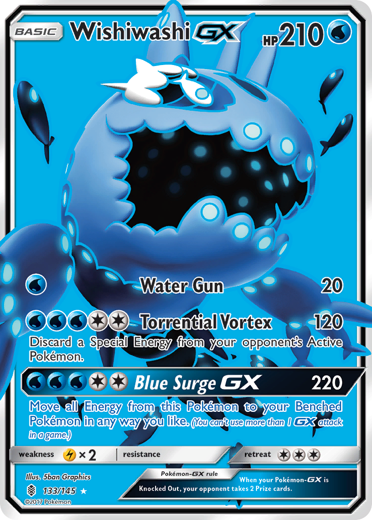 Wishiwashi GX (133/145) [Sun & Moon: Guardians Rising] | Event Horizon Hobbies CA