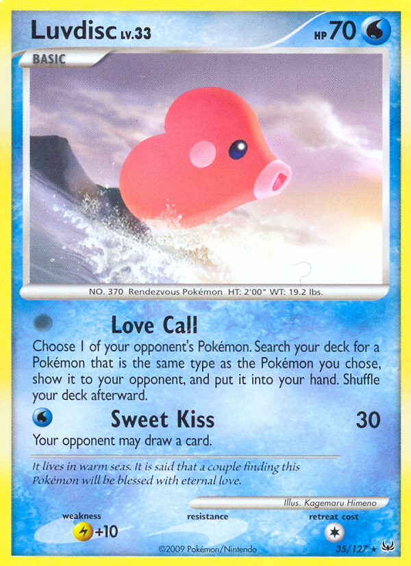 Luvdisc (35/127) [Platinum: Base Set] | Event Horizon Hobbies CA