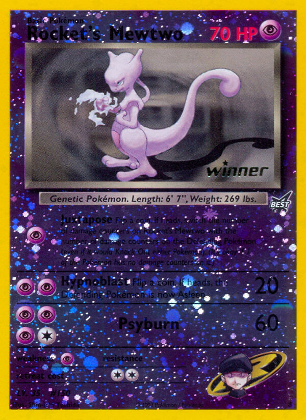 Rocket's Mewtwo (8) [Best of Promos] | Event Horizon Hobbies CA