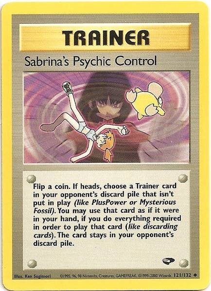 Sabrina's Psychic Control (121/132) [Gym Challenge Unlimited] | Event Horizon Hobbies CA