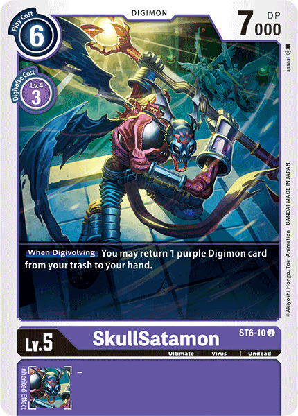 SkullSatamon [ST6-10] [Starter Deck: Venomous Violet] | Event Horizon Hobbies CA