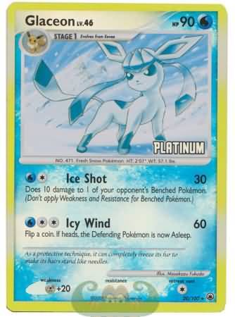 Glaceon (20/100) [Burger King Promos: 2009 Collection] | Event Horizon Hobbies CA