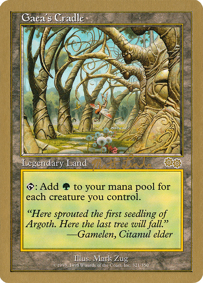 Gaea's Cradle (Matt Linde) [World Championship Decks 1999] | Event Horizon Hobbies CA