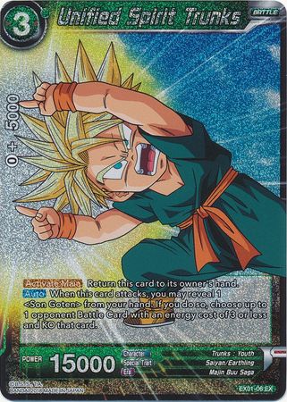 Unified Spirit Trunks (Foil) (EX01-06) [Mighty Heroes] | Event Horizon Hobbies CA