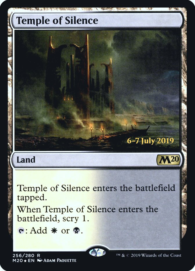 Temple of Silence  [Core Set 2020 Prerelease Promos] | Event Horizon Hobbies CA