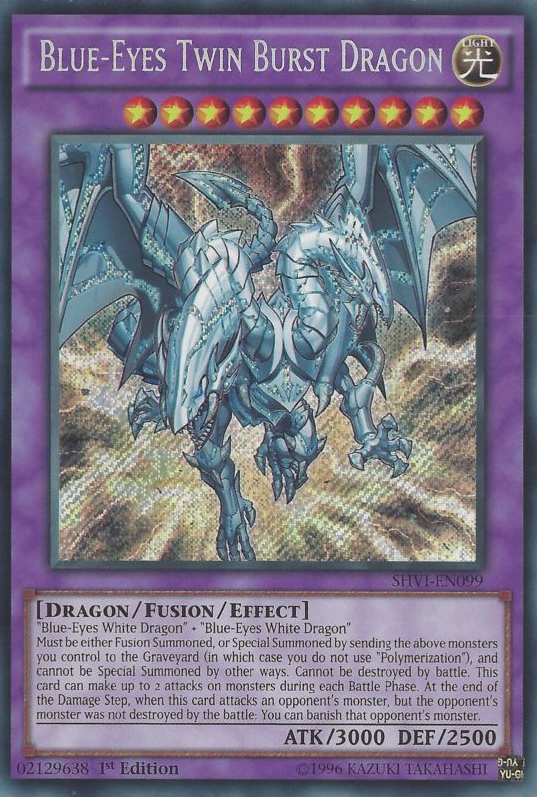 Blue-Eyes Twin Burst Dragon [SHVI-EN099] Secret Rare | Event Horizon Hobbies CA