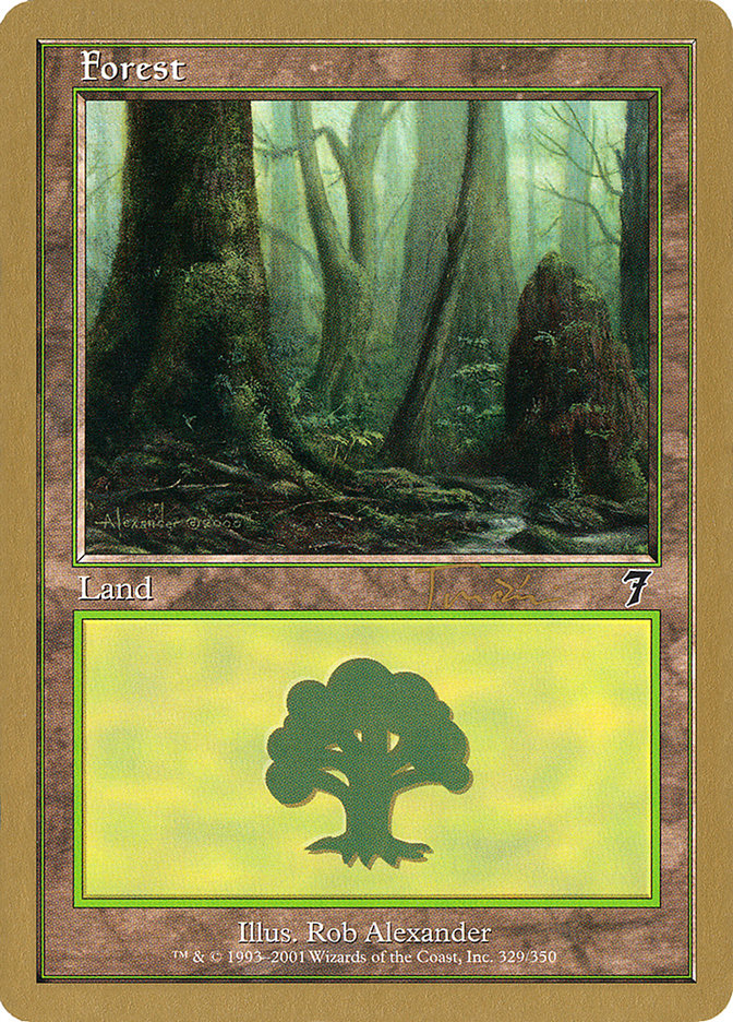 Forest (jt329) (Jan Tomcani) [World Championship Decks 2001] | Event Horizon Hobbies CA