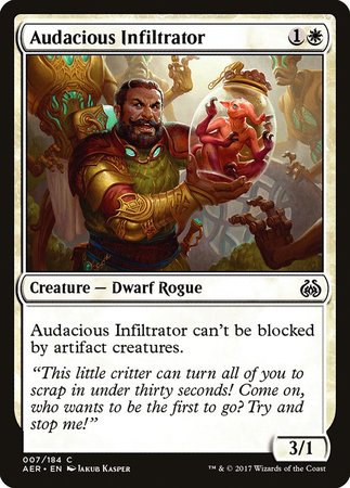 Audacious Infiltrator [Aether Revolt] | Event Horizon Hobbies CA