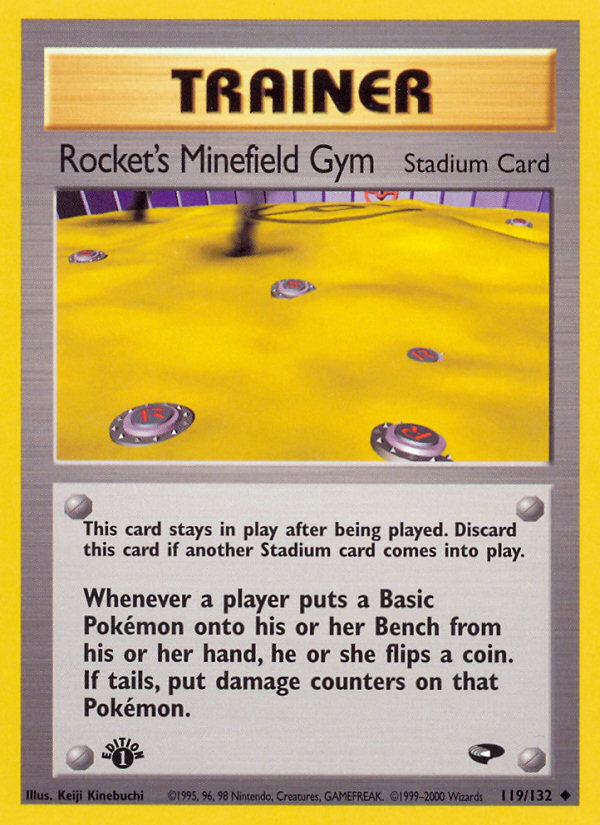 Rocket's Minefield Gym (119/132) [Gym Challenge 1st Edition] | Event Horizon Hobbies CA