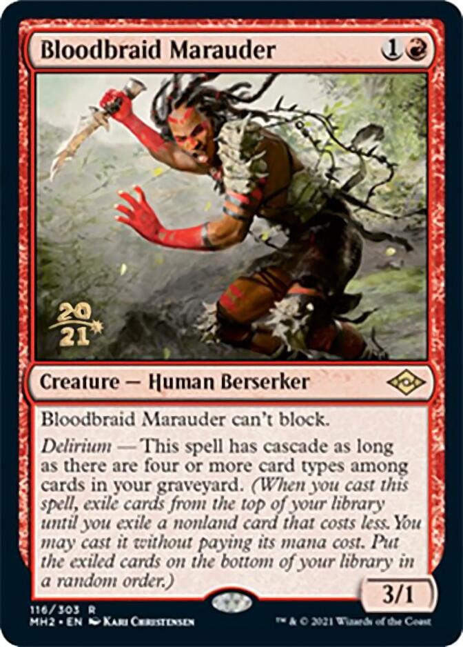 Bloodbraid Marauder [Modern Horizons 2 Prerelease Promos] | Event Horizon Hobbies CA