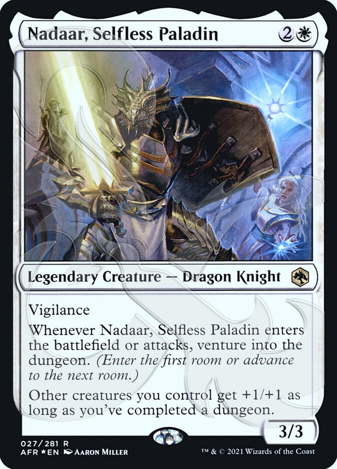 Nadaar, Selfless Paladin (Ampersand Promo) [Dungeons & Dragons: Adventures in the Forgotten Realms Promos] | Event Horizon Hobbies CA