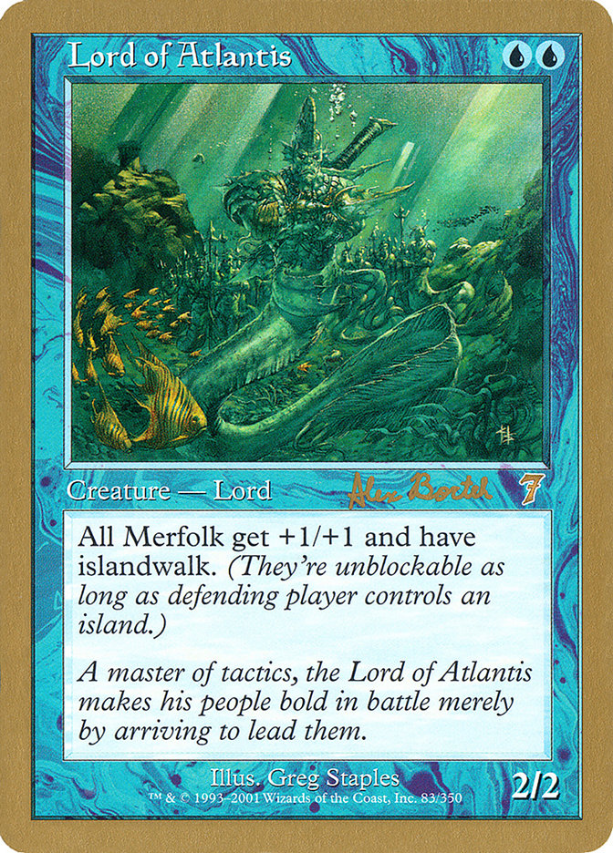 Lord of Atlantis (Alex Borteh) [World Championship Decks 2001] | Event Horizon Hobbies CA