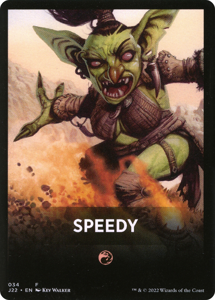 Speedy Theme Card [Jumpstart 2022 Front Cards] | Event Horizon Hobbies CA