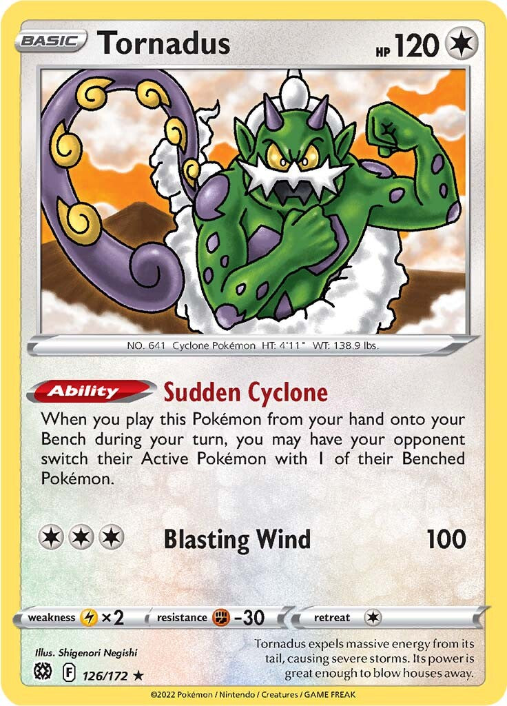 Tornadus (126/172) [Sword & Shield: Brilliant Stars] | Event Horizon Hobbies CA