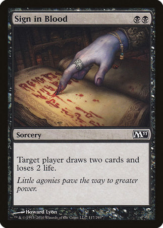 Sign in Blood [Magic 2011] | Event Horizon Hobbies CA