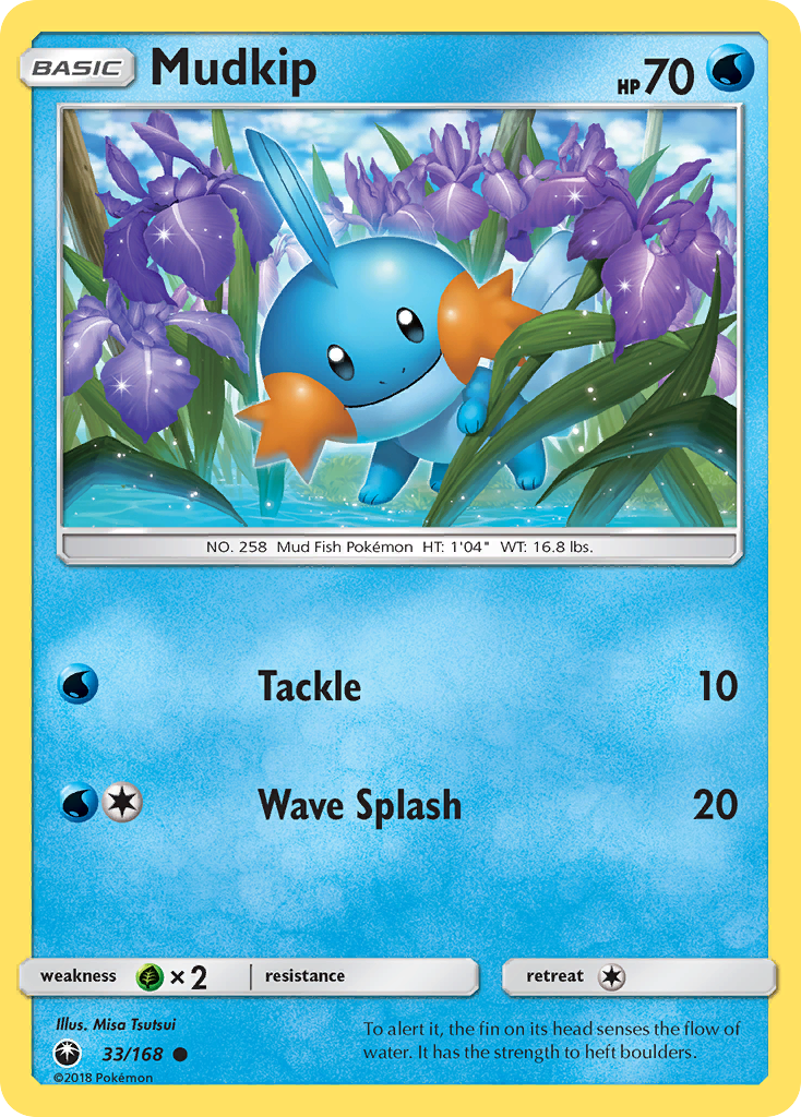 Mudkip (33/168) [Sun & Moon: Celestial Storm] | Event Horizon Hobbies CA