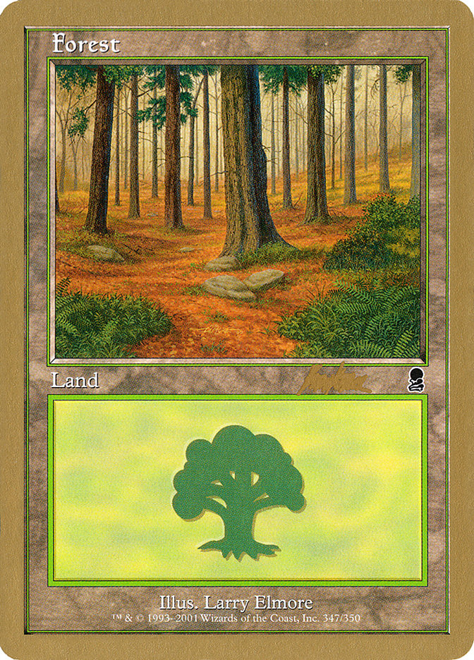 Forest (bk347) (Brian Kibler) [World Championship Decks 2002] | Event Horizon Hobbies CA