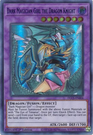 Dark Magician Girl the Dragon Knight (Alternate Art) (Green) [DLCS-EN006] Ultra Rare | Event Horizon Hobbies CA