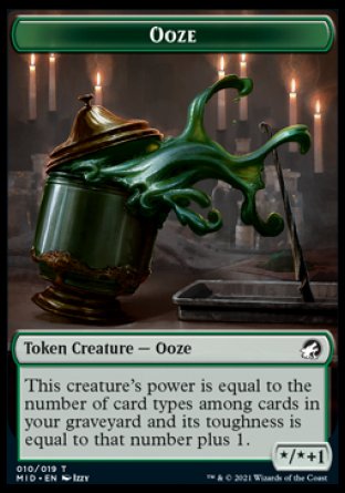 Ooze Token [Innistrad: Midnight Hunt Tokens] | Event Horizon Hobbies CA