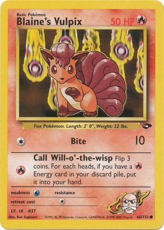 Blaine's Vulpix (66/132) [Gym Challenge Unlimited] | Event Horizon Hobbies CA