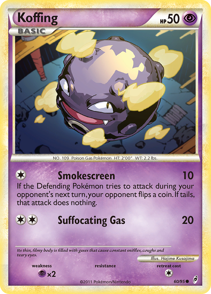 Koffing (60/95) [HeartGold & SoulSilver: Call of Legends] | Event Horizon Hobbies CA